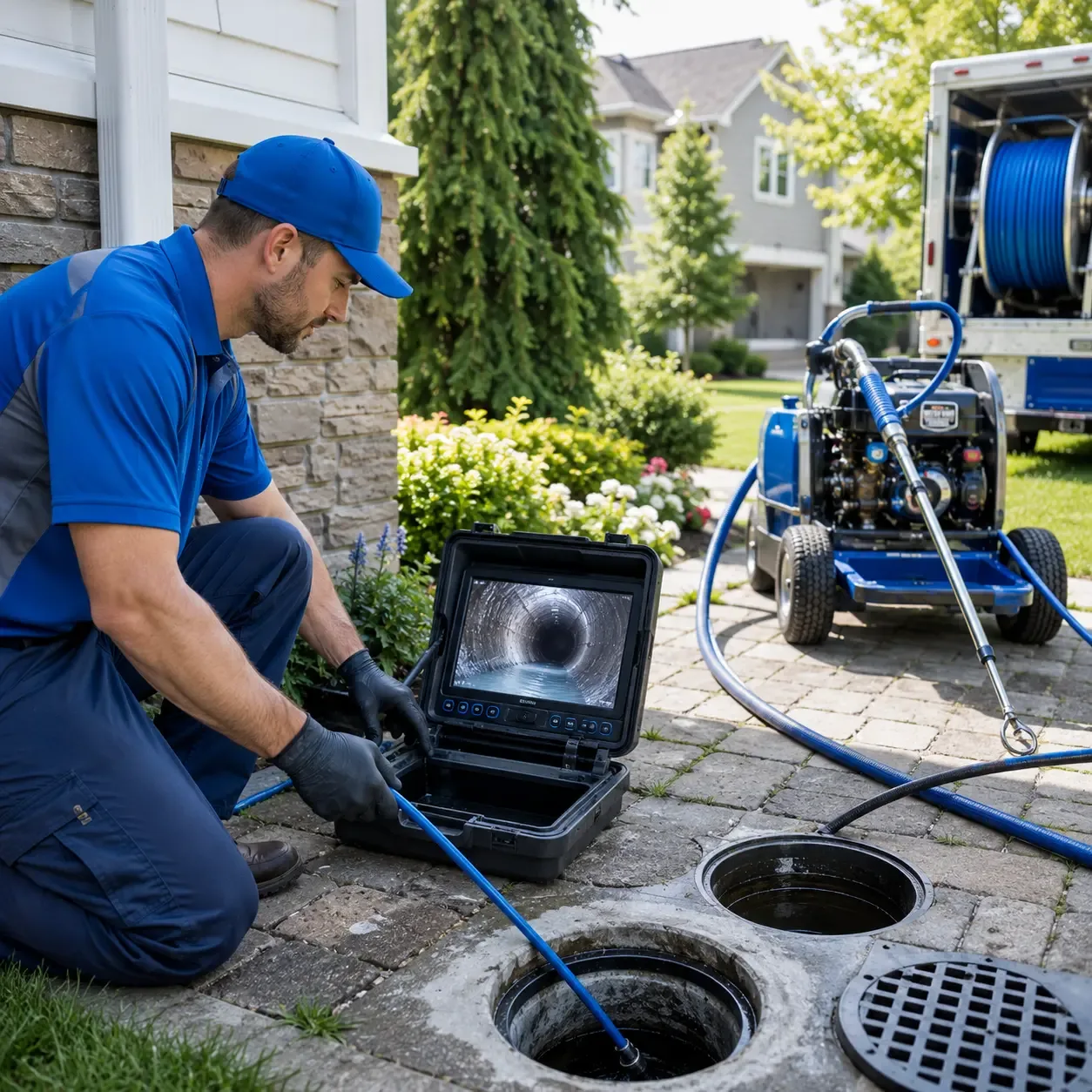 Outdoor drain cleaning professionals serving Scio, NY